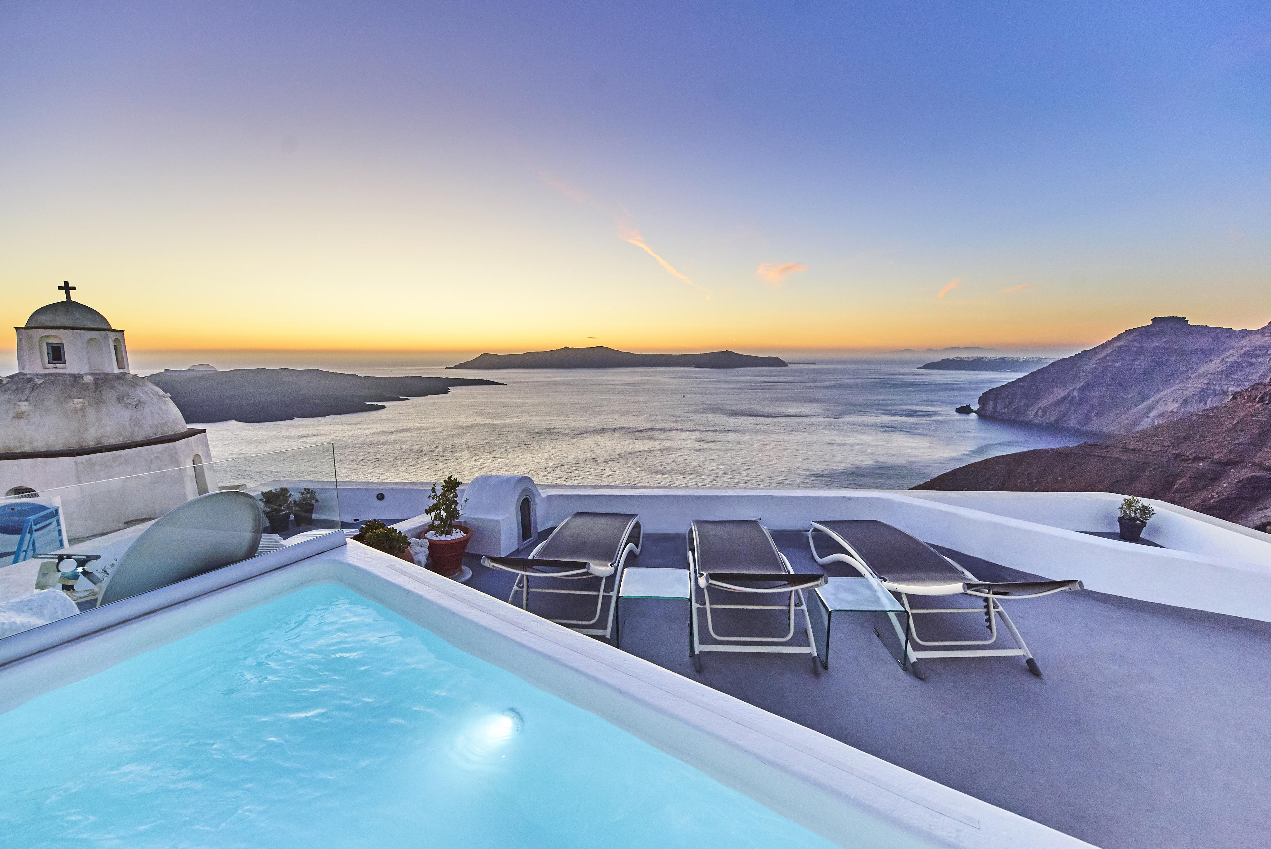 Trieris Villa & Suites Fira  Ngoại thất bức ảnh