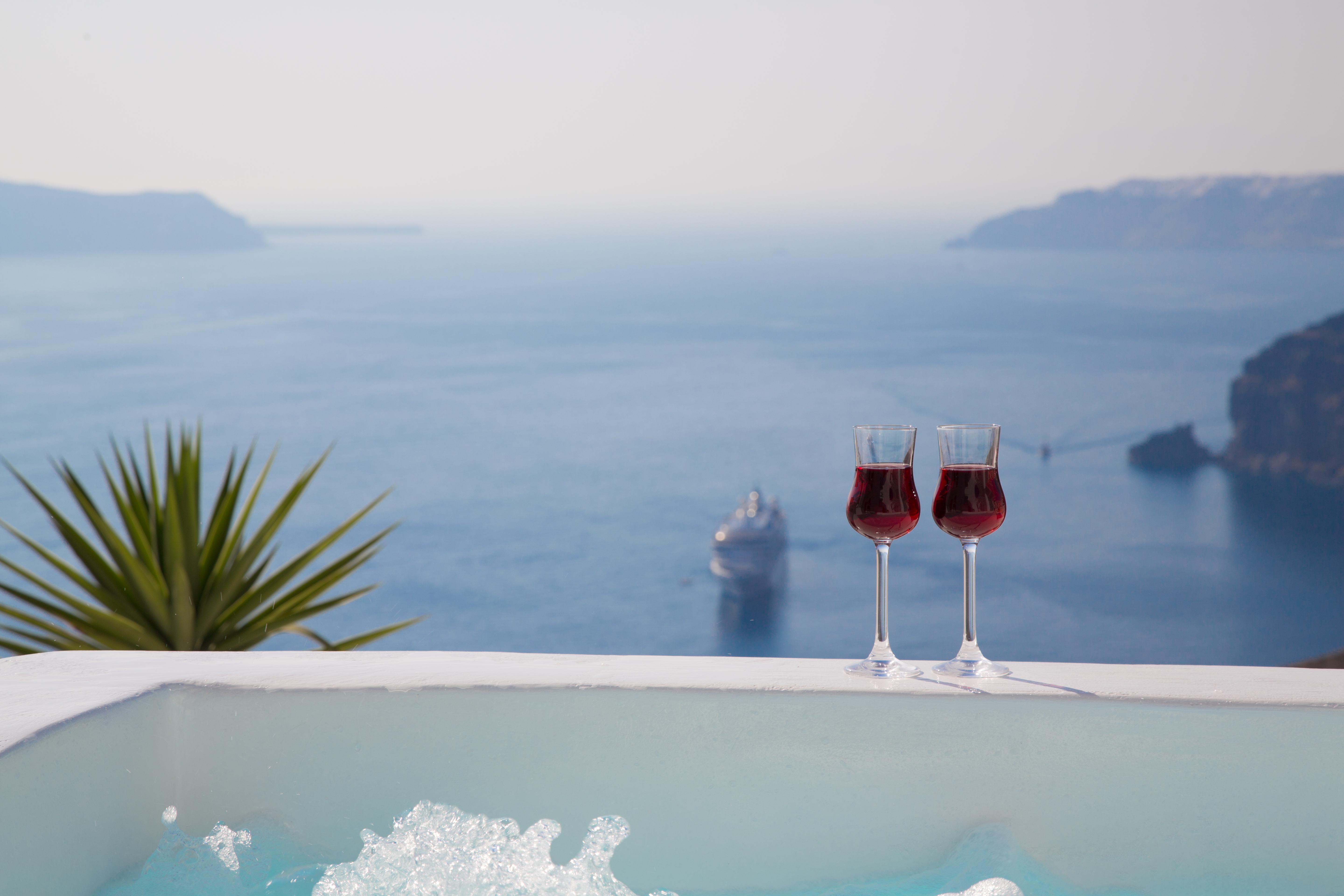 Trieris Villa & Suites Fira  Ngoại thất bức ảnh