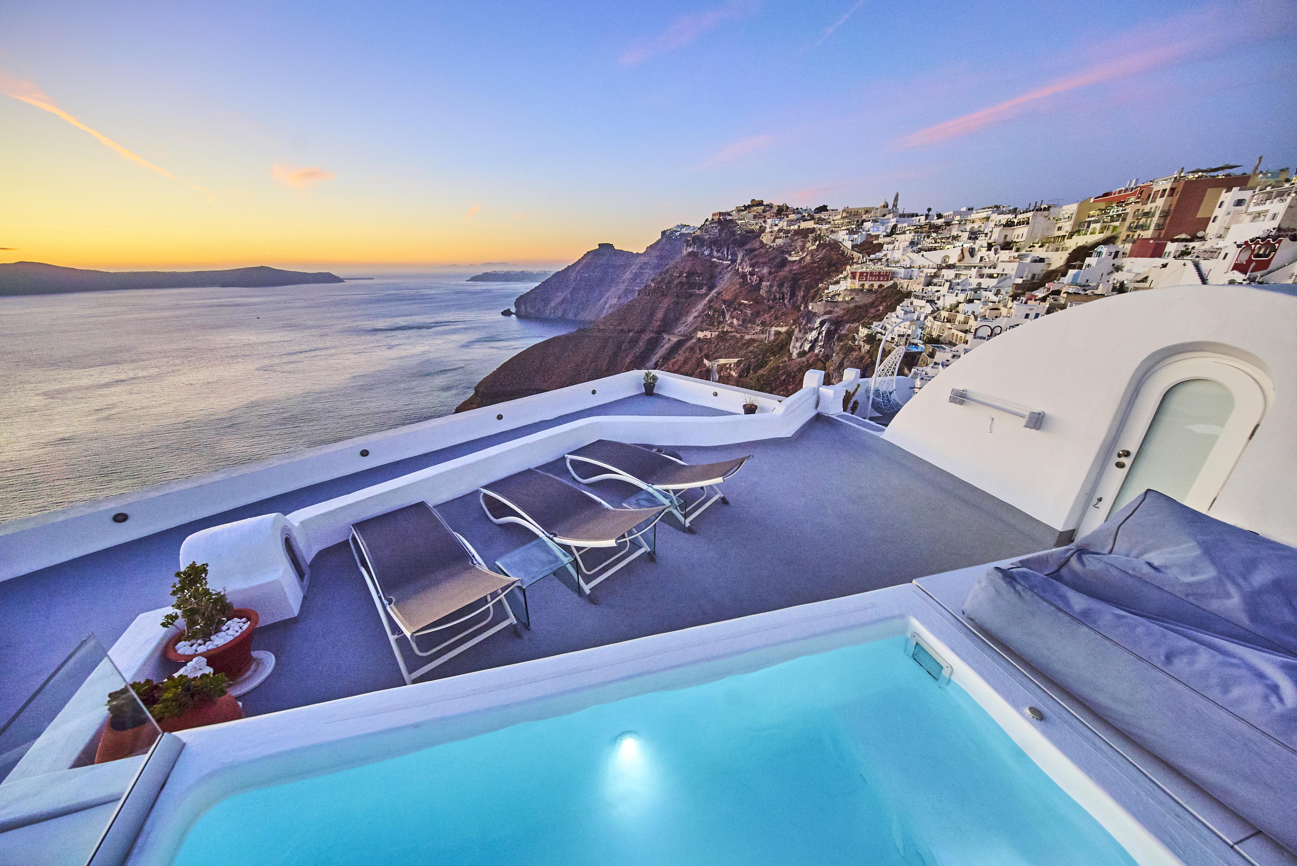 Trieris Villa & Suites Fira  Ngoại thất bức ảnh