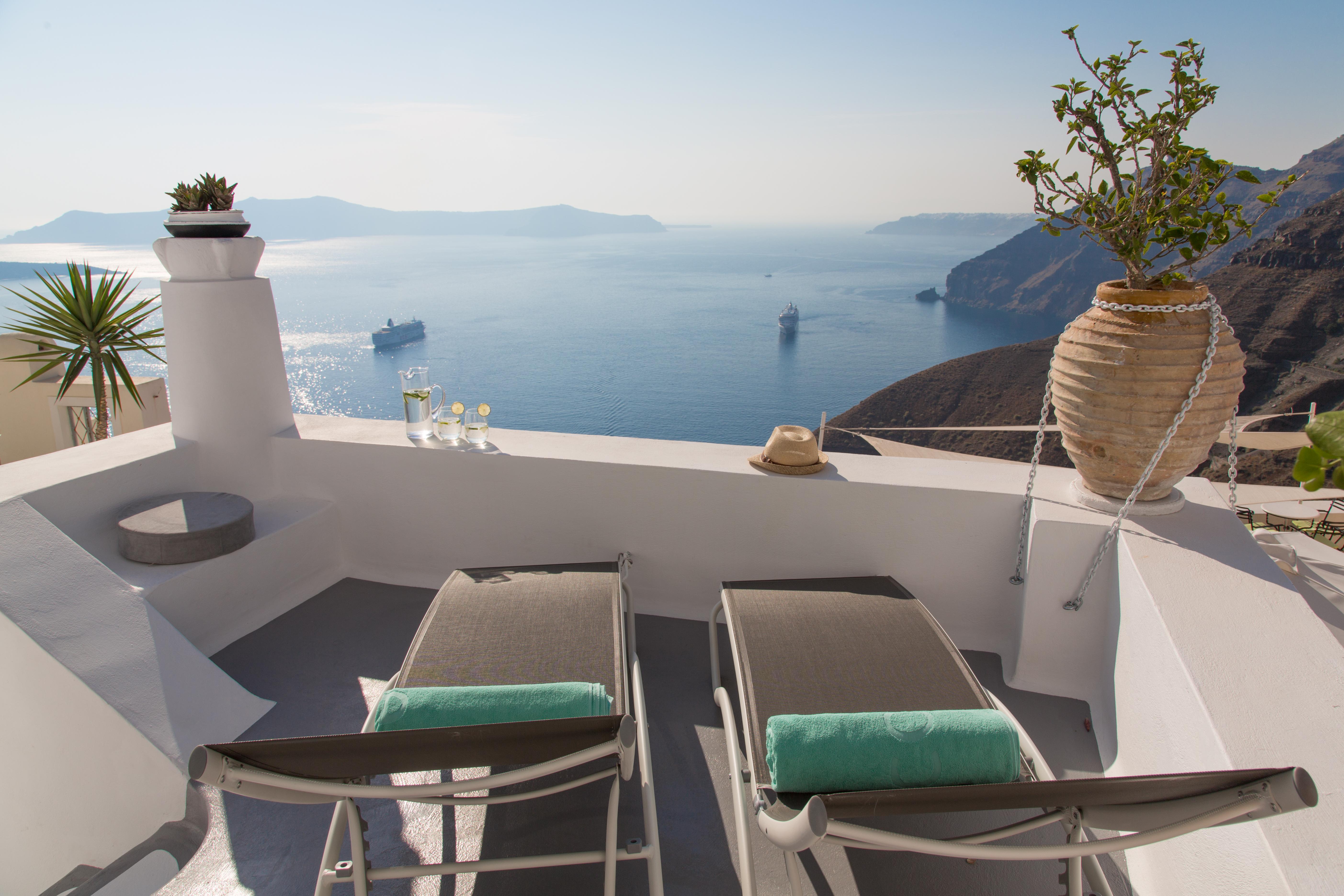 Trieris Villa & Suites Fira  Ngoại thất bức ảnh