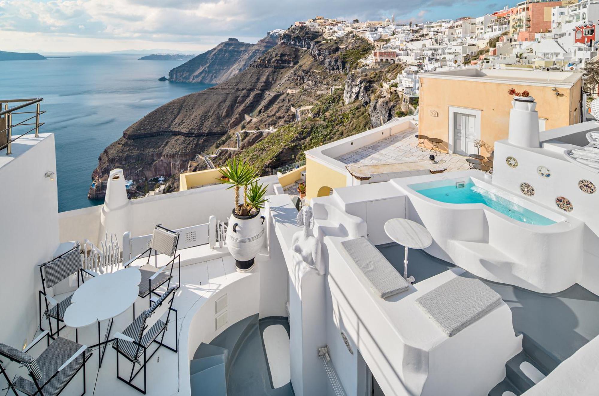 Trieris Villa & Suites Fira  Ngoại thất bức ảnh